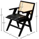  Color_Black -- Meridian Abby Arm Chair IMAGE 12