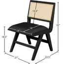  Color_Black -- Meridian Abby Dining Chair IMAGE 13