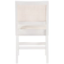  Color_Cream/ White -- Abby Cream Vegan Leather Upholstered Dining Side Chair IMAGE 3