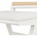  Color_Cream/ White -- Abby Cream Vegan Leather Upholstered Dining Side Chair IMAGE 8