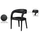 Meridian Sylvester Black Vegan Leather Dining Chair IMAGE 10
