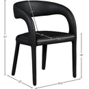  Color_Black -- Meridian Sylvester Dining Chair IMAGE 9