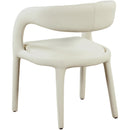  Color_Cream -- Sylvester Cream Vegan Leather Upholstered Dining Chair IMAGE 7