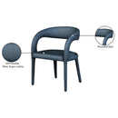 Meridian Sylvester Navy Vegan Leather Dining Chair IMAGE 10
