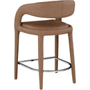  Color_Brown -- Sylvester Brown Vegan Leather Upholstered Counter Stool IMAGE 7