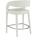  Color_Cream -- Sylvester Cream Vegan Leather Upholstered Counter Stool IMAGE 7