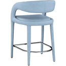  Color_Light Blue -- Sylvester Light Blue Vegan Leather Upholstered Counter Stool IMAGE 7