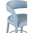  Color_Light Blue -- Sylvester Light Blue Vegan Leather Upholstered Counter Stool IMAGE 8