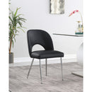  Color_Black/ Chrome -- Meridian Logan Dining Chair IMAGE 2