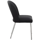  Color_Black/ Chrome -- Meridian Logan Dining Chair IMAGE 5