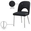  Color_Black/ Chrome -- Meridian Logan Dining Chair IMAGE 8