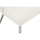  Color_Cream -- Logan Cream Vegan Leather Upholstered Dining Chair IMAGE 6