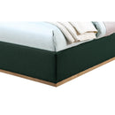  Color_Green  Size_Twin  -- Monaco Green Boucle Fabric Upholstered Twin Bed IMAGE 7