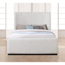  Color_Cream  Size_Full  -- Meridian Oliver Upholstered Platform Bed IMAGE 4
