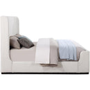  Color_Cream  Size_King  -- Oliver Cream Boucle Fabric Upholstered King Bed IMAGE 5
