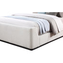  Color_Cream  Size_Queen  -- Oliver Cream Boucle Fabric Upholstered Queen Bed IMAGE 7