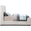  Color_Cream  Size_Twin  -- Oliver Cream Boucle Fabric Upholstered Twin Bed IMAGE 5