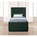  Color_Green  Size_Twin  -- Oliver Green Boucle Fabric Upholstered Twin Bed IMAGE 4