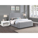  Color_Grey  Size_Full  -- Oliver Grey Boucle Fabric Upholstered Full Bed IMAGE 2
