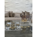  Luxe Loft Tic Tac Toe - Clear/Gold IMAGE 2