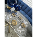  Luxe Loft Tic Tac Toe - Clear/Gold IMAGE 3