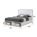Acme Furniture Haiden BD01425Q Queen Bed with LED & Storage IMAGE 8