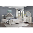  Size_King -- Acme Furniture Florian Upholstered Panel Bed IMAGE 6
