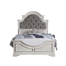  Size_Queen -- Acme Furniture Florian Upholstered Panel Bed IMAGE 1