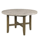  Acme Furniture Karsen DN01449 Dining Table with Marble Top IMAGE 2