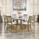  Acme Furniture Karsen DN01449 Dining Table with Marble Top IMAGE 6