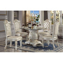  Acme Furniture Vendome DN01524 Round Dining Table with Pedestal Base IMAGE 2