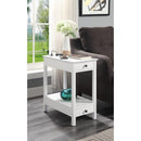  Acme Furniture Byzad 97741A Accent Table - White IMAGE 1