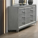  Acme Furniture Truman BD01726 6-Drawer Dresser - Powder Grey IMAGE 1
