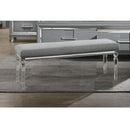  Acme Furniture Truman BD01728 Bench - Powder Grey IMAGE 1