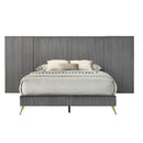  Acme Furniture Muilee BD01741Q Queen Wall Bed - Silver IMAGE 1