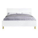  Size_California King -- Gaines BD01814CK California King Bed - White IMAGE 1
