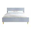  Size_California King -- Gaines BD01815CK California King Bed - Grey IMAGE 1
