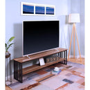  Acme Furniture Zudora LV01754 TV Stand - Oak/Sandy Black IMAGE 1