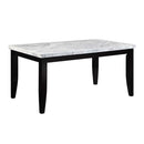  Acme Furniture Hussein DN01446 Dining Table with Marble Top IMAGE 1