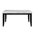 Acme Furniture Hussein DN01446 Dining Table with Marble Top IMAGE 3
