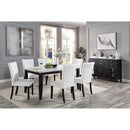 Acme Furniture Hussein DN01446 Dining Table with Marble Top IMAGE 5
