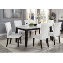  Acme Furniture Hussein DN01446 Dining Table with Marble Top IMAGE 6