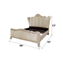  Size_California King -- Acme Furniture Dresden II Upholstered Panel Bed IMAGE 3