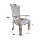  Acme Furniture Vendome OF01518 Executive Office Chair IMAGE 3