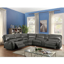 Acme Furniture Saul Reclining Leather Air Sectional 53745B IMAGE 2
