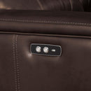 Acme Furniture Saul Power Reclining Leather Air Sectional 54155B IMAGE 3
