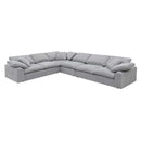  Acme Furniture Naveen LV01563 Sectional Sofa with 6 Pillows IMAGE 1
