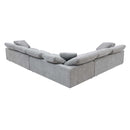  Acme Furniture Naveen LV01563 Sectional Sofa with 6 Pillows IMAGE 7
