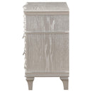  Coaster Furniture Evangeline 223392 3-Drawer Nightstand - Silver Oak IMAGE 4