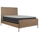 Size_Queen -- Arini 224300Q Rattan Queen Panel Bed - Sand Wash and Natural Cane IMAGE 7